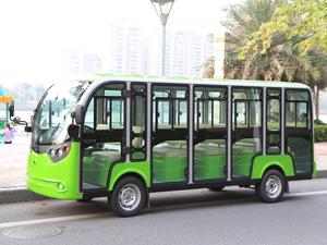 14座封闭式旅游观光车